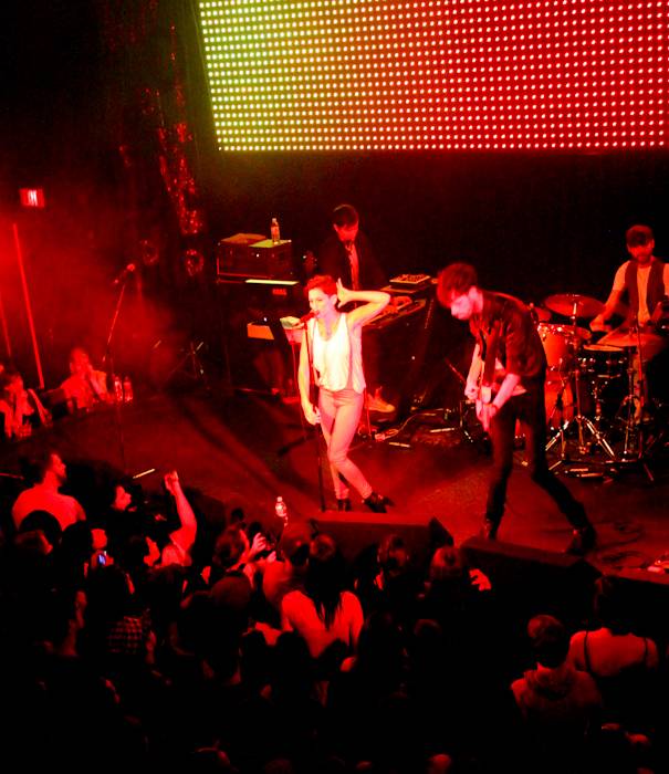 Dragonette concert photo 2 Martina Sorbara with Dragonette at the Venue, Oct 17 2009. Jessica Bardosh photo