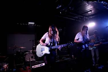No Joy 1 Jasmine White-Glutz and Laura Lloyd with No Joy at Biltmore Cabaret, Vancouver, May 7 2011. Anja Weber photo