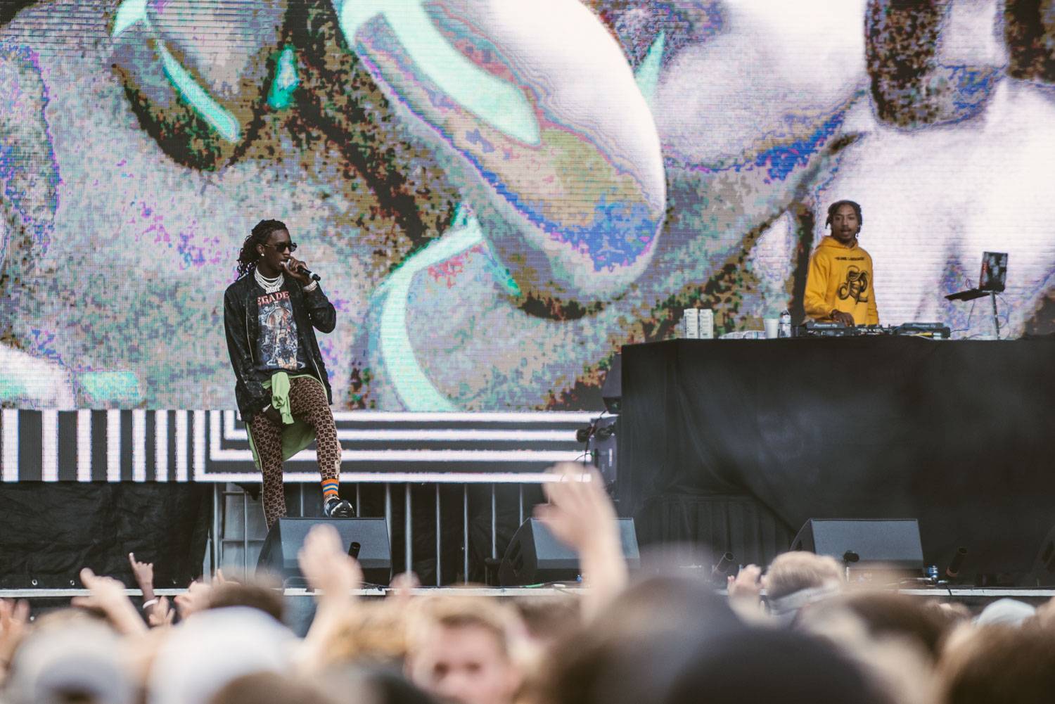 Young Thug at the Bumbershoot Music Festival 2018 - Day 2. Sept 1 2018. Pavel Boiko photo.