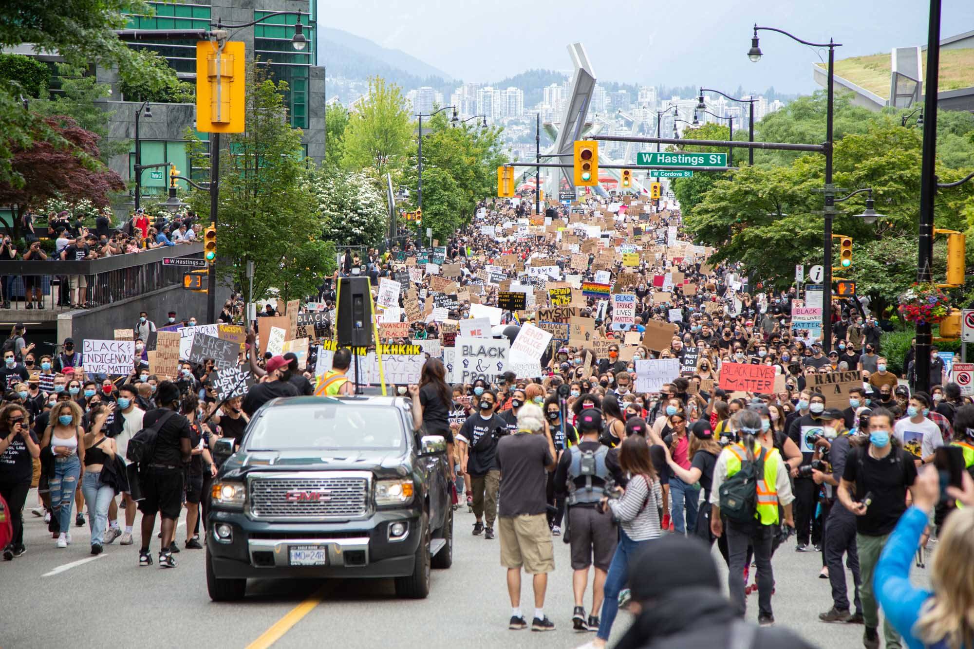 Freedom March Vancouver, June 19 2020. Kirk Chantraine photo.