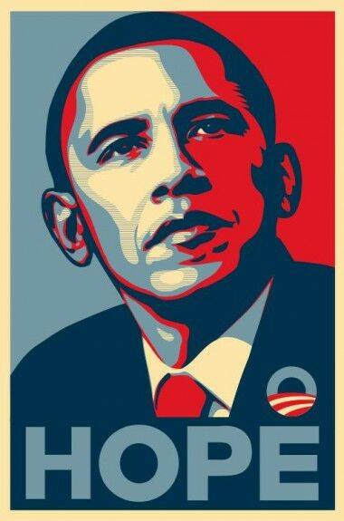Barack Obama Hope poster.