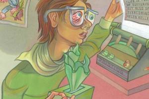 Daniel Barrow art from Every Time I See Your Picture I Cry