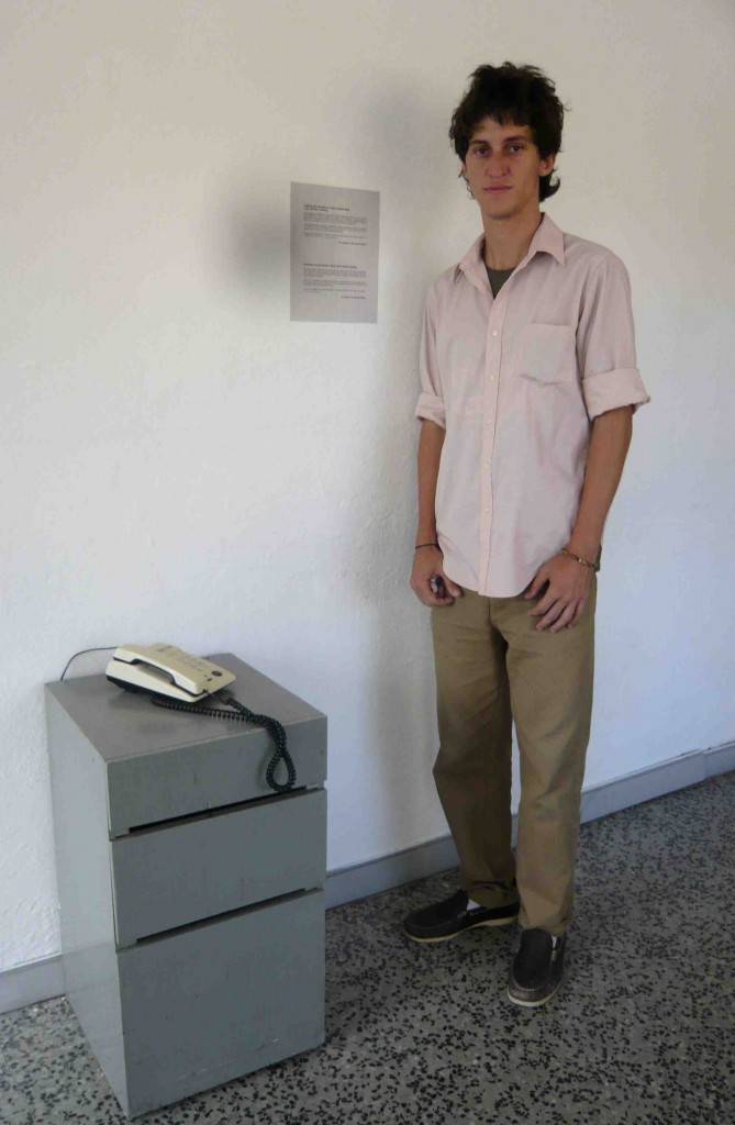 Artist at Havan Biennale 2009.