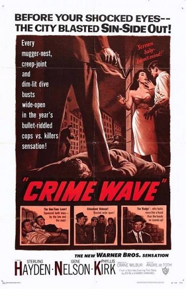 Crime Wave movie poster. 
