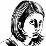 Gabrielle Bell self-portrait