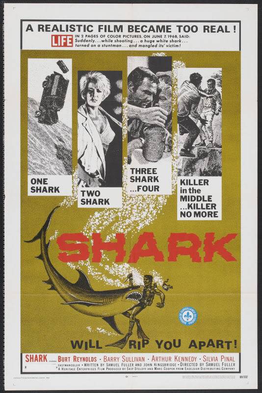 Poster for the movie Shark (1969).