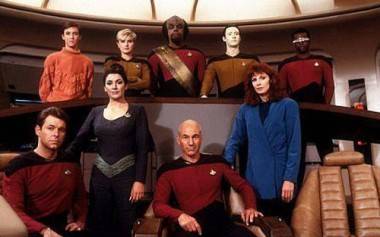 Main cast of Star Trek The Next Generation