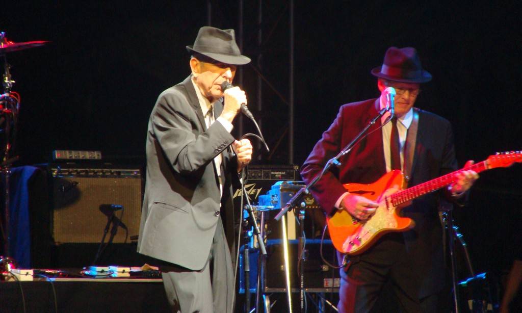 Leonard Cohen at Coachella photo