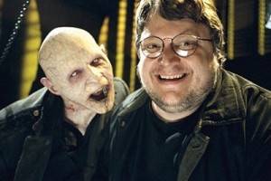 Guillermo del Toro and friend for The Strain