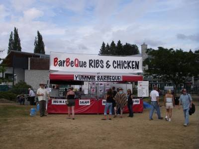 Burnaby Blues and Roots Festival 2009 barbecue