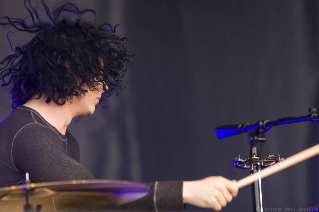 Jack White with The Dead Weather at the Ottawa Bluesfest photo