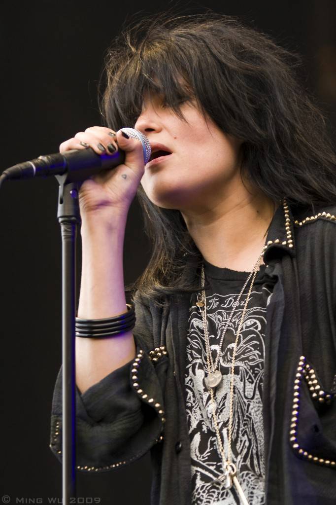 Alison Mosshart with The Dead Weather at the Ottawa Bluesfest photo