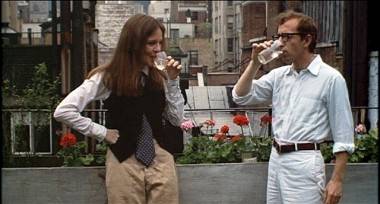 Diane Keaton and Woody Allen in Annie Hall movie image