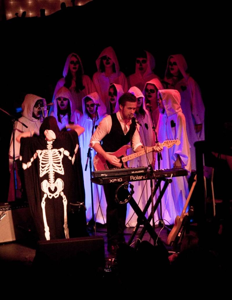 concert photo - Ryan Gosling with Dead Man's Bones