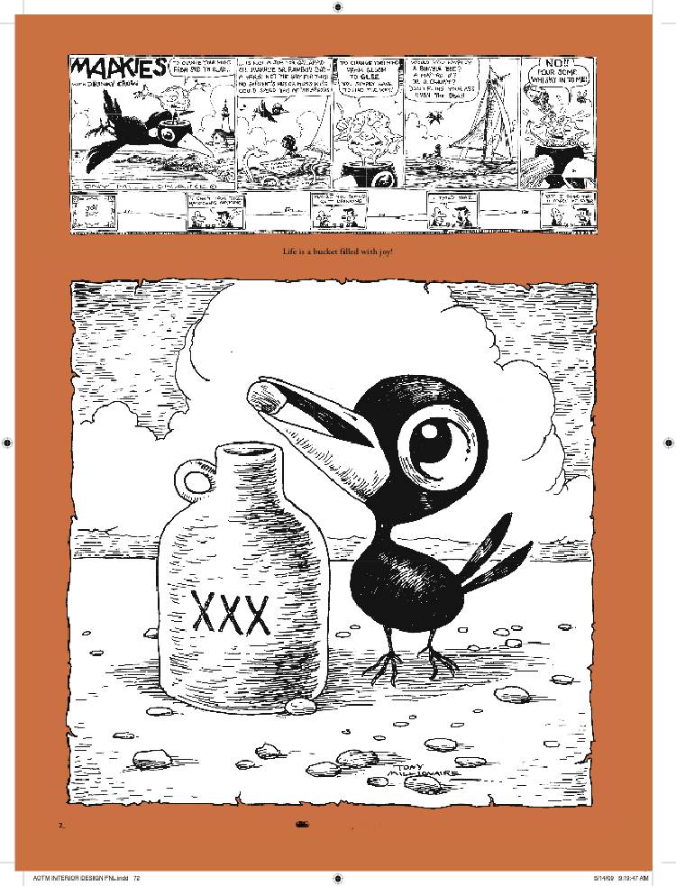 Drinky Crow from The Art of Tony Millionaire. 