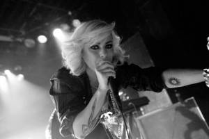 Maja Ivarsson with The Sounds at the Commodore Ballroom, Vancouver Oct 26 2009. Melissa Skoda photo