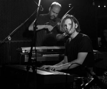 Tobias Nathaniel with the Black Heart Procession at the Biltmore, Nov 12 2009. Jessica Rolli photo