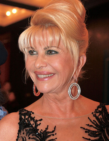 Ivana Trump at the Angel Ball in New York in 2007