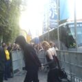 Marilyn Manson and Evan Rachel Wood before a concert in Ljubljana, Slovenia, on June 20 2007. Photo by Vudy, via Wikimedia Commons. Public domain.