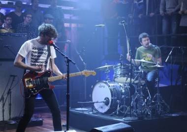 The Japandroids on Late Night with Jimmy Fallon, Jan 4 2010. 