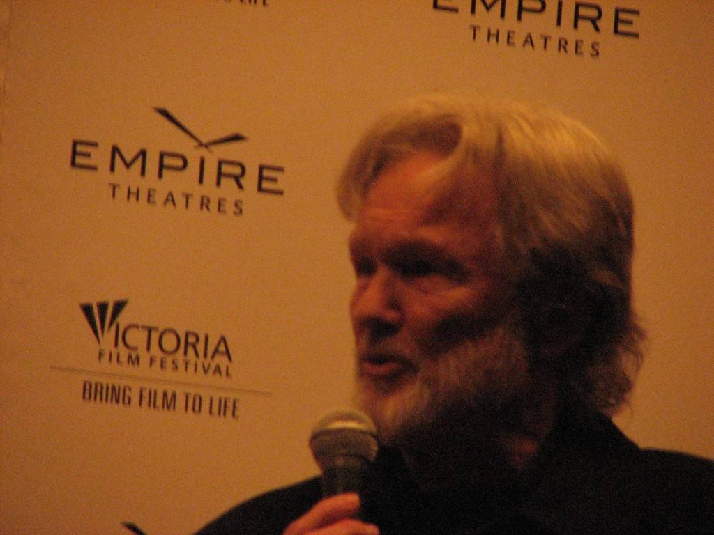 Kris Kristofferson at the 16th annual Victoria Film Festival