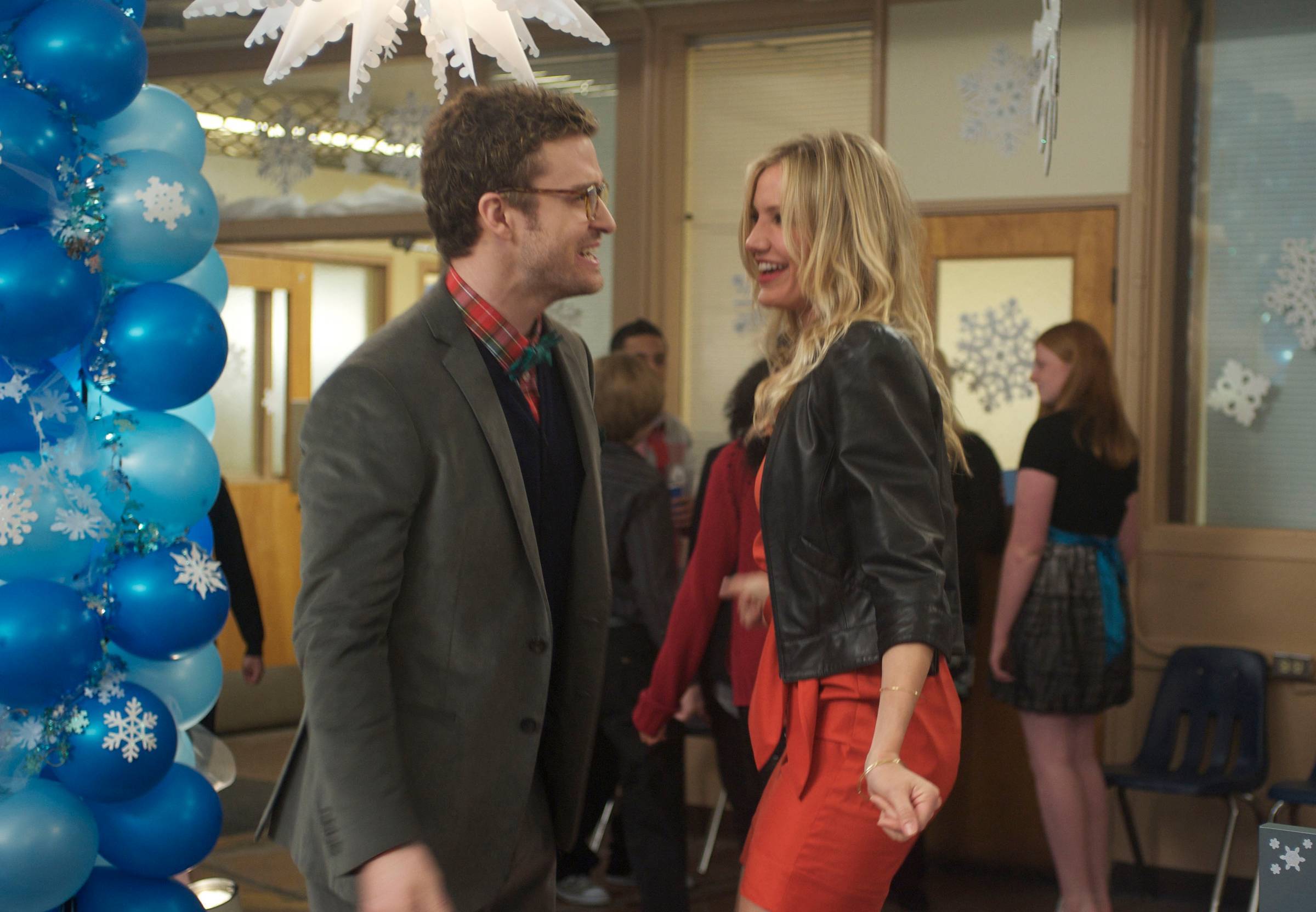 Justin Timberlake and Cameron Diaz in Columbia Pictues' comedy "Bad Teacher."