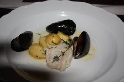 Mussels with snapper at Coast.