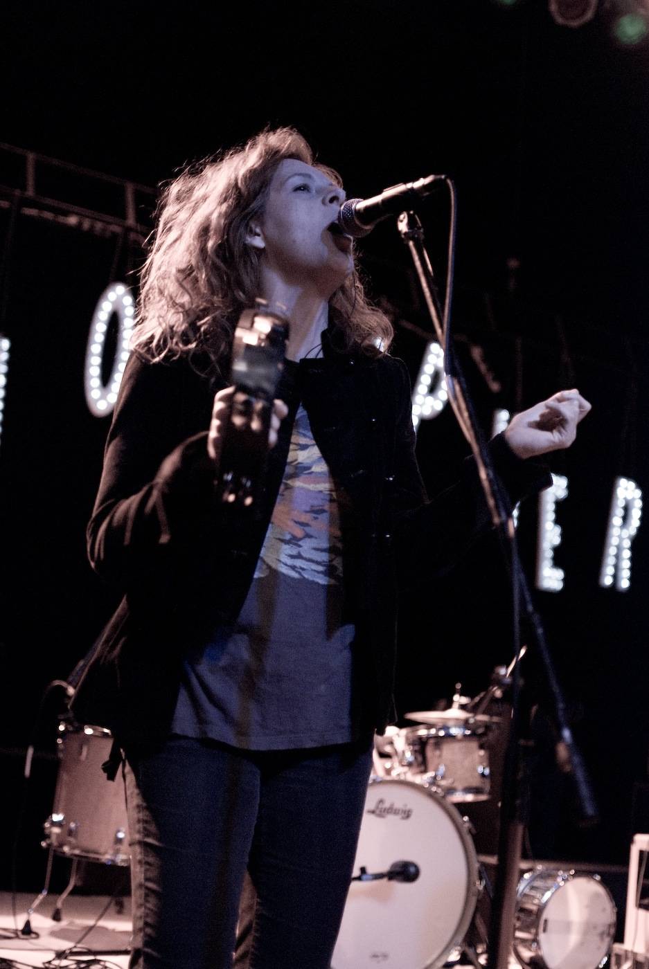 Neko Case with the New Pornographers at the Garrick Theatre, June 10 2010. Mike Latschislaw photo