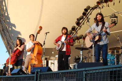 The Avett Brothers at the Vancouver Folk Music Festival, July 16 2010. Megan Chursinoff photo