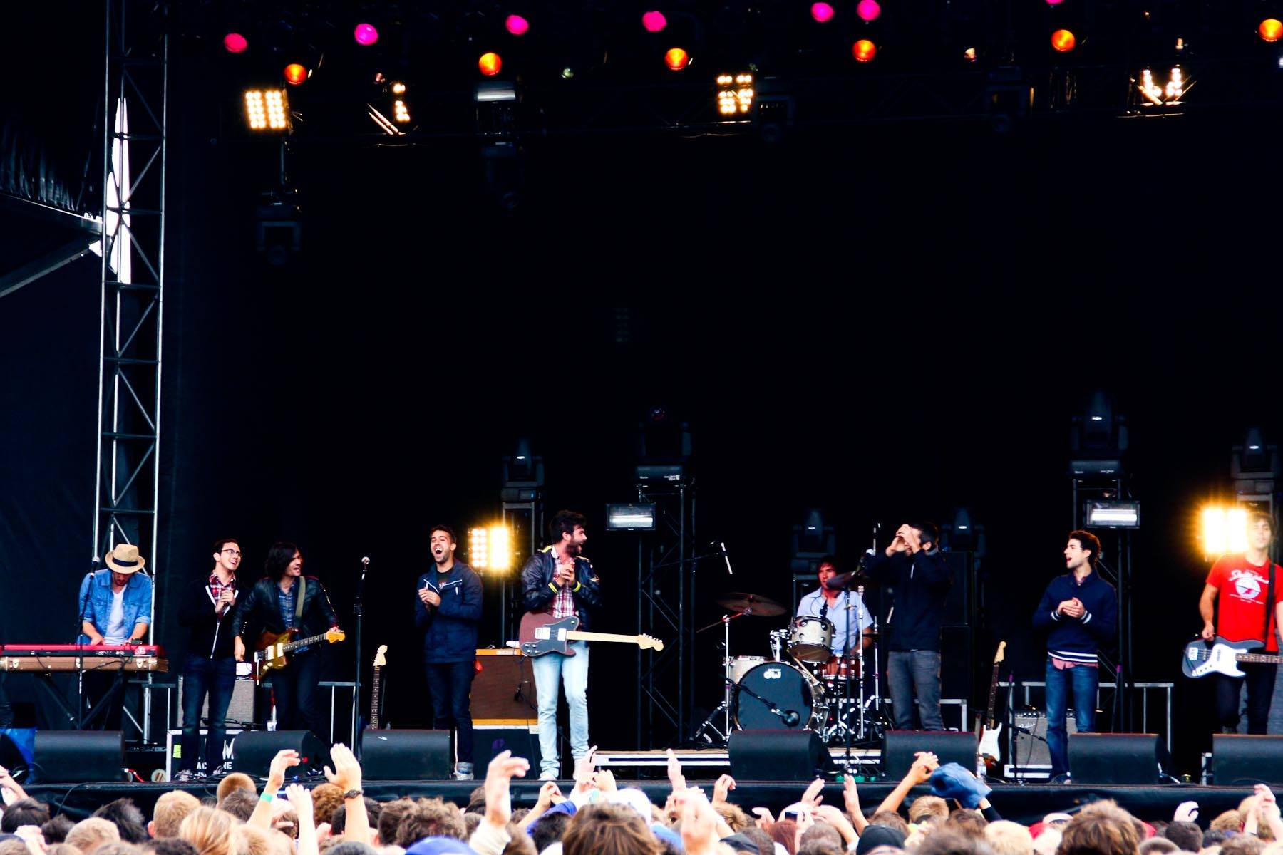 Arkells (w/ Tokyo Police Club) at Sonic Boom, Edmonton, Sept 4 2010. Steph Willer photo