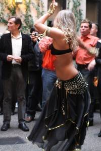 Belly dancer Gone Crackers launch