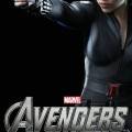 Scarlett Johansson as Black Widow in The Avengers movie