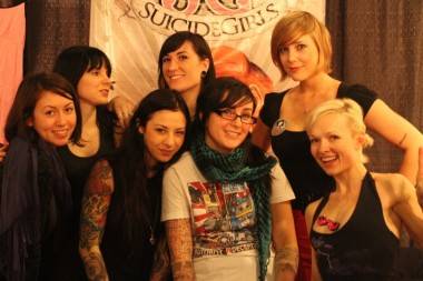 Suicide Girls booth at Taboo