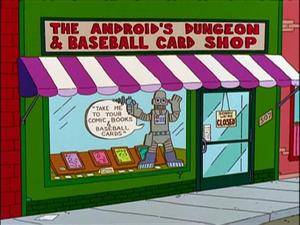 The Android's Dungeon from the Simpsons.