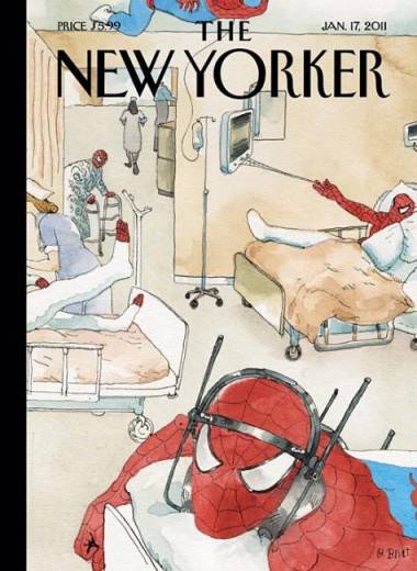 New Yorker Spider-Man cover