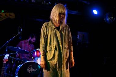 Lisa Milberg with The Concretes at the Biltmore Cabaret, Vancouver, March 1 2011. Ashley Tanasiychuk photo