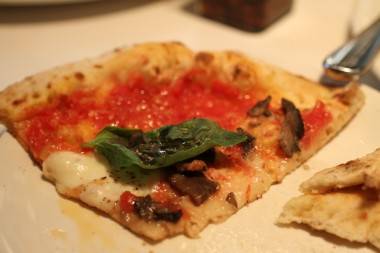The funghi pizza at Nicli Antica Pizzeria. Robyn Hanson photo
