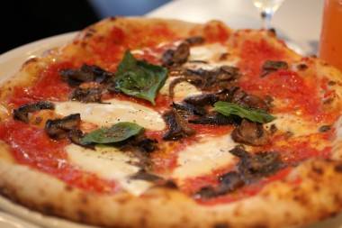 The funghi pizza at Nicli Antica Pizzeria. Robyn Hanson photo