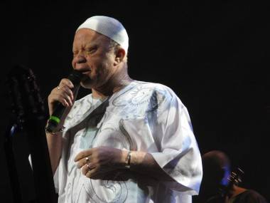 Salif Keita at the Vogue Theatre, Vancouver, March 31 2011. Rebecca Apostoli photo