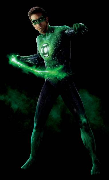 Ryan Reynolds as Green Lantern. 