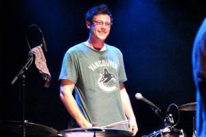 Cory Monteith with Bonnie Dune at the Commodore Ballroom, Vancouver, May 14 2011. Victoria Defoe photo