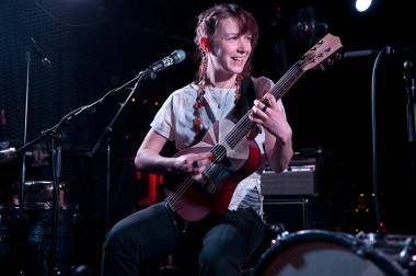 Buke and Gass at the Biltmore Cabaret, Vancouver, April 30 2011. Ashley Tanasiychuk photo