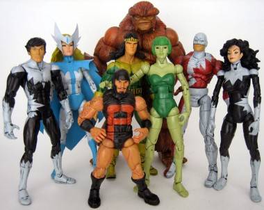 Alpha Flight action figures. 