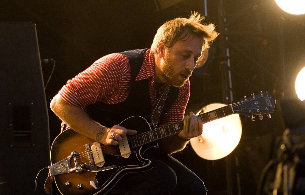 Dan Auerbach with the Black Keys at Deer Lake Park, Burnaby, June 27 2011. Jason Statler photo