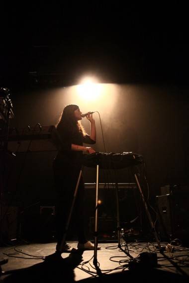 Julianna Barwick at the Vogue Theatre, Vancouver, June 20 2011. Anya Weber photo