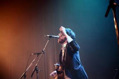 Will Sheff with Okkervil River at the Vogue Theatre, Vancouver, June 20 2011. Anja Weber photo