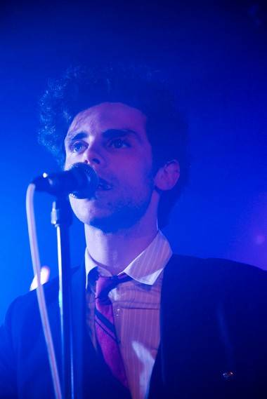 Charlie Fink with Noah and the Whale at the Biltmore Cabaret, Vancouver, May 31 2011. Shannyn Higgins photo