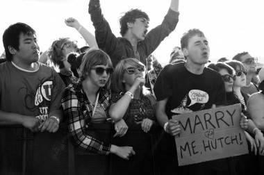 Fans of The Thermals at Sasquatch! May 28 2011. Jade Dempsey photo