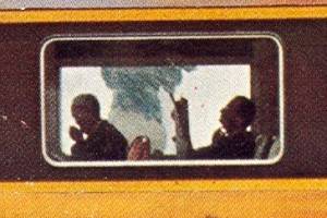 Invisible Train to Earth, collage by Robert Pollard.