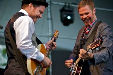 Josh Ritter and the Royal City Band at the Vancouver Folk Music Festival July 17 2011. Christopher Edmonstone photo